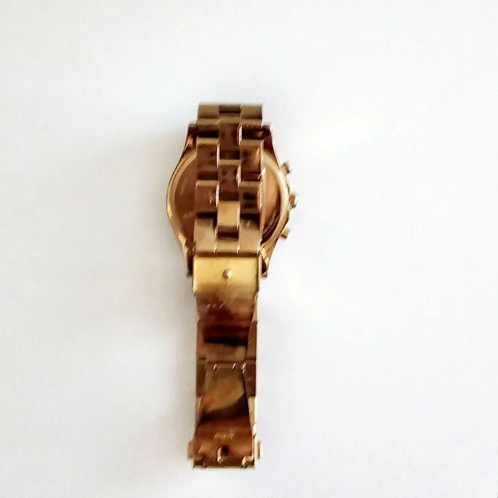 Marc by Marc Jacobs Women's Rose Gold Stainless Steel Chronograph Watch MBM3107